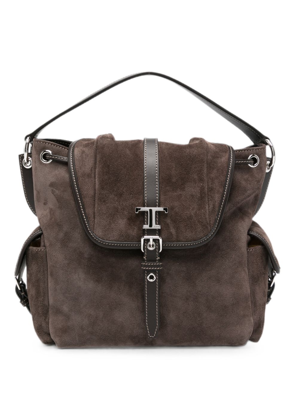 Tod's T Timeless Medium Foldover Tote Bag
