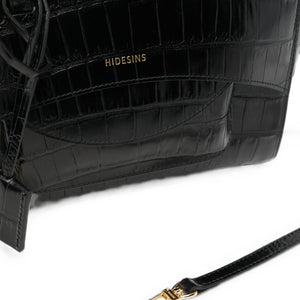 Hidesins Croc-Effect Top Handle Bag