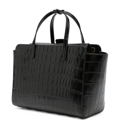 Hidesins Croc-Effect Top Handle Bag
