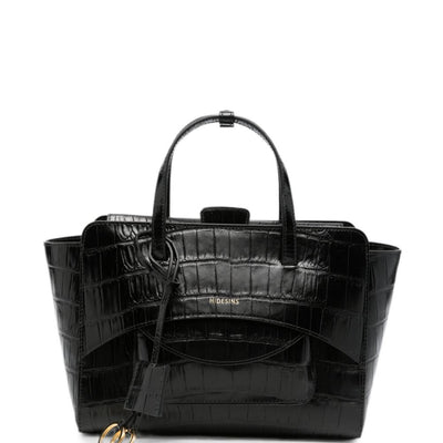 Hidesins Croc-Effect Top Handle Bag