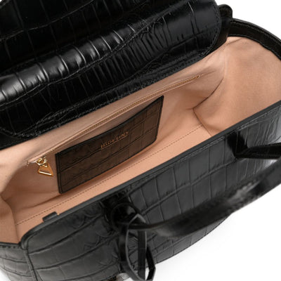 Hidesins Croc-Effect Top Handle Bag