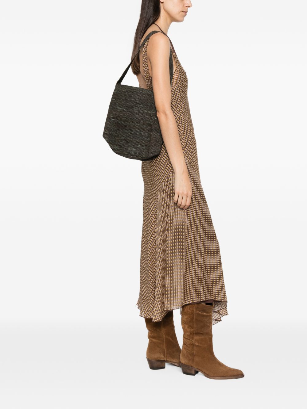 Sophie Digard Raffia Bucket Bag
