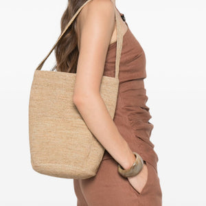 Sophie Digard Raffia Bucket Bag