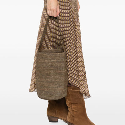 Sophie Digard Raffia Bucket Bag