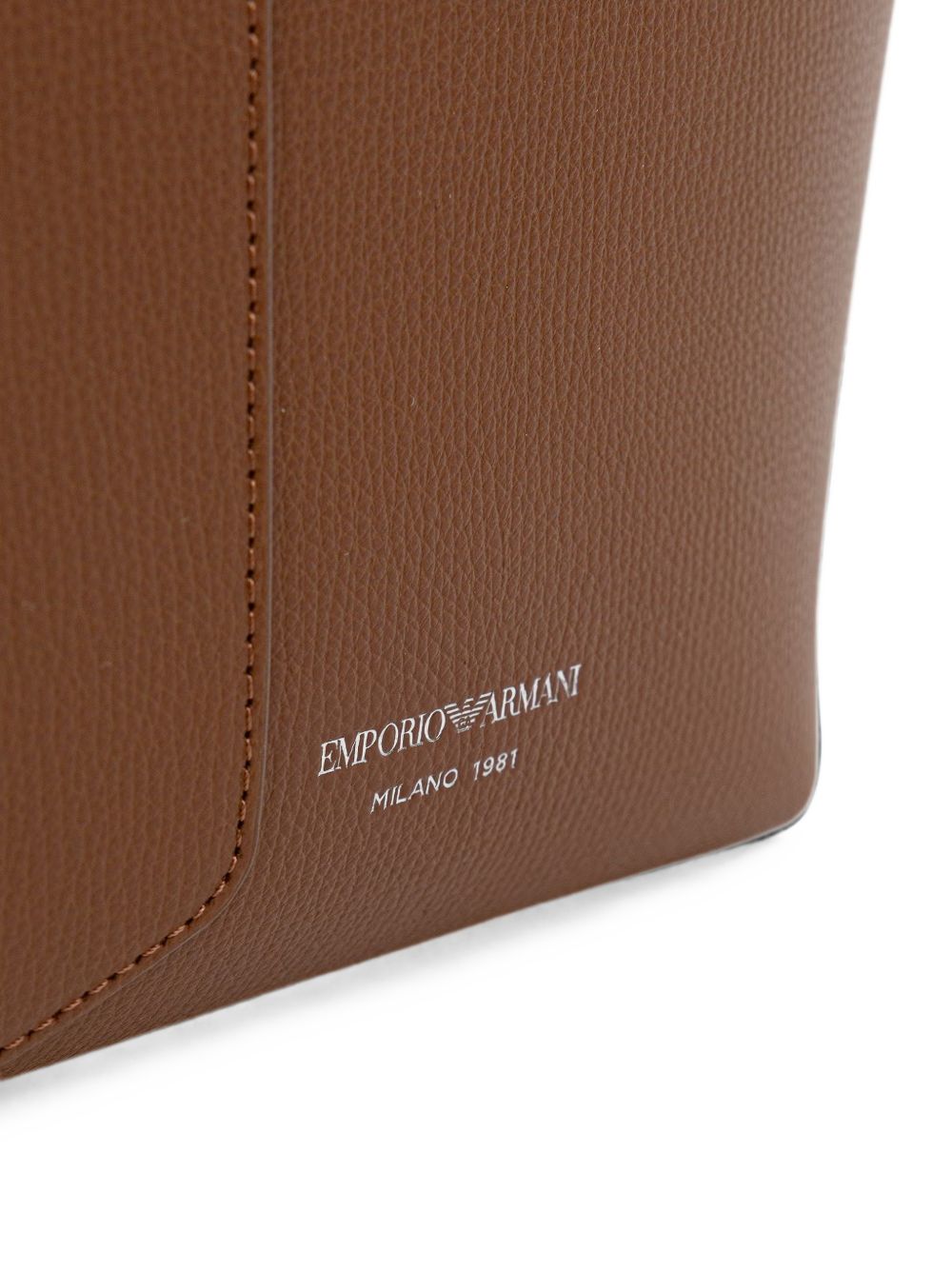Emporio Armani Leather Tote Bag