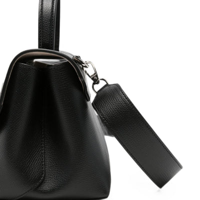 Emporio Armani Leather Top Handle Bag