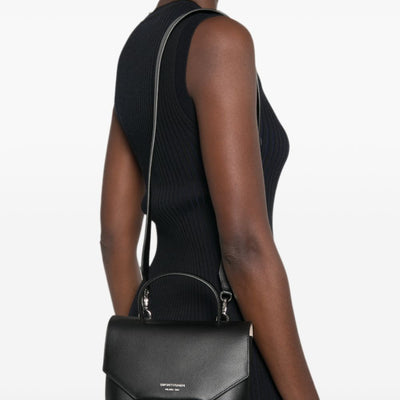 Emporio Armani Leather Top Handle Bag