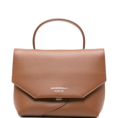 Emporio Armani Leather Top Handle Bag