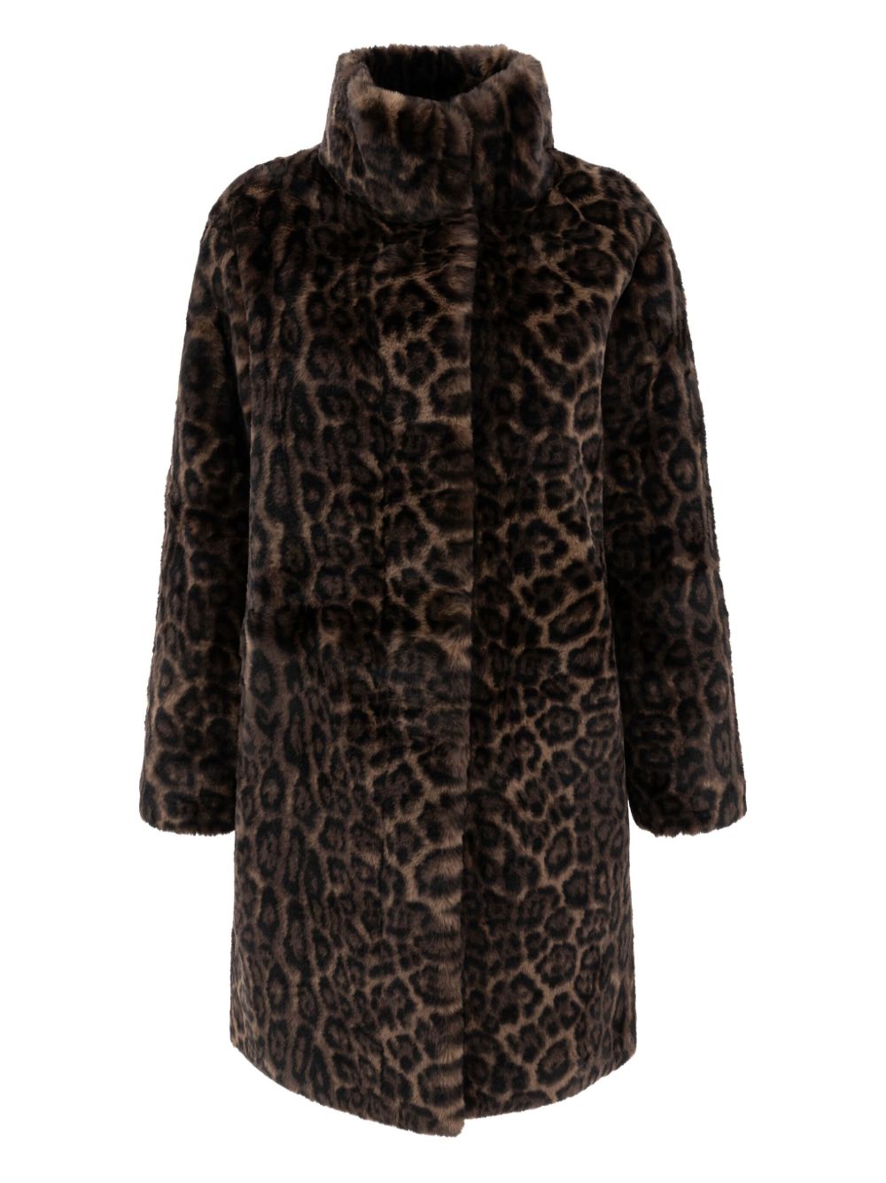 Apparis Leopard Faux-Fur Coat