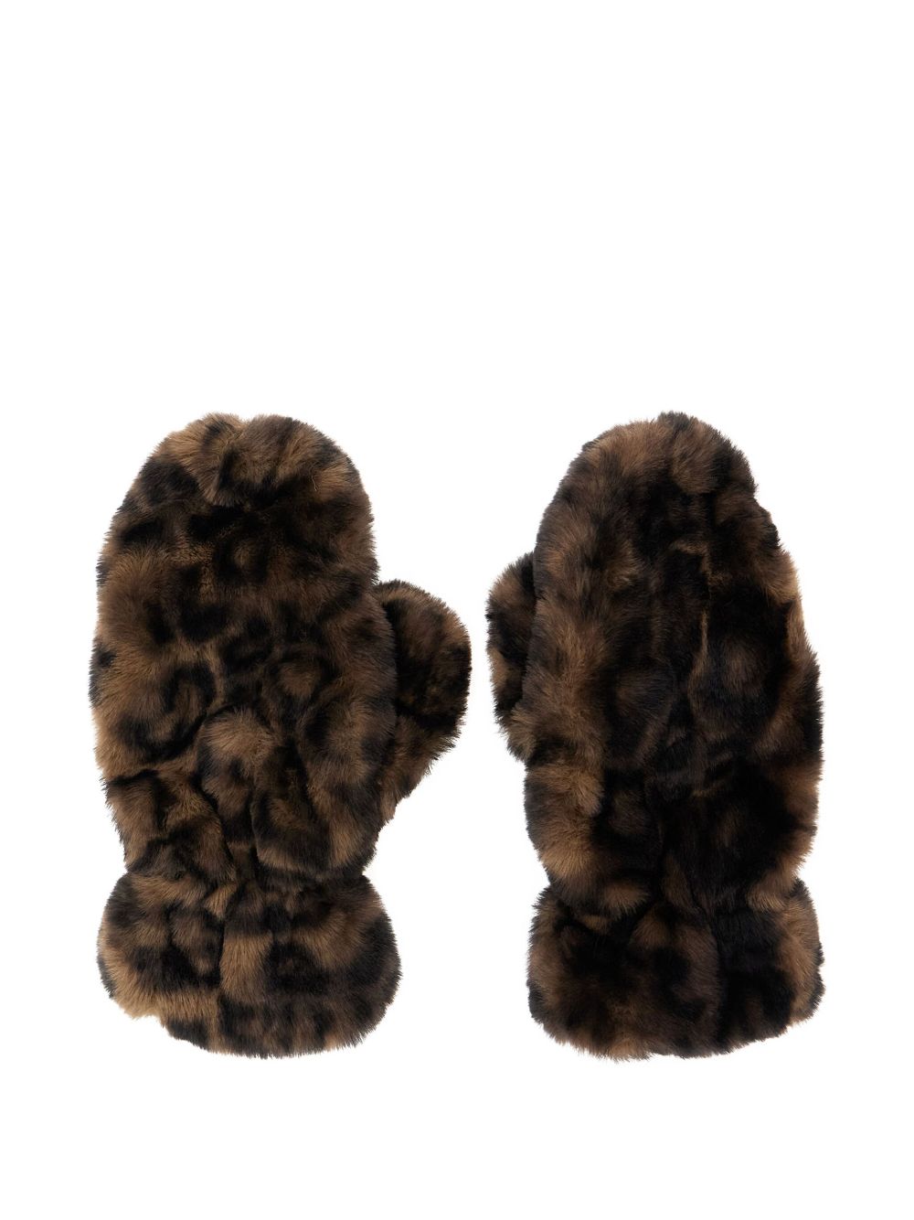 Apparis Leopard Print Mittens