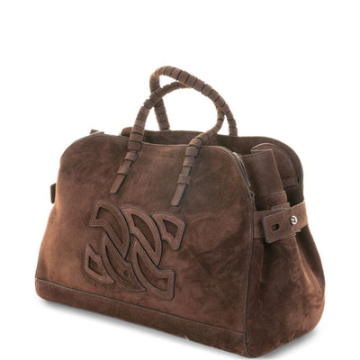 Casadei Park Avenue Suede Bag