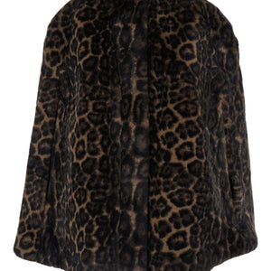 Apparis Sloane Faux-Fur Cape