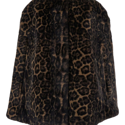 Apparis Sloane Faux-Fur Cape