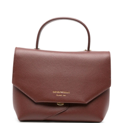 Emporio Armani Leather Top Handle Bag