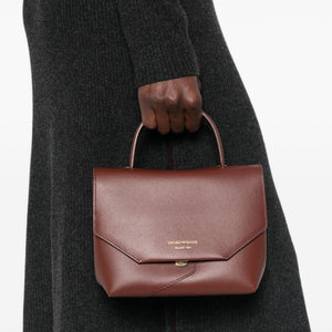 Emporio Armani Leather Top Handle Bag