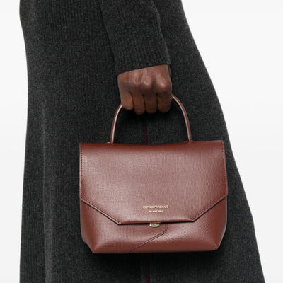 Emporio Armani Leather Top Handle Bag