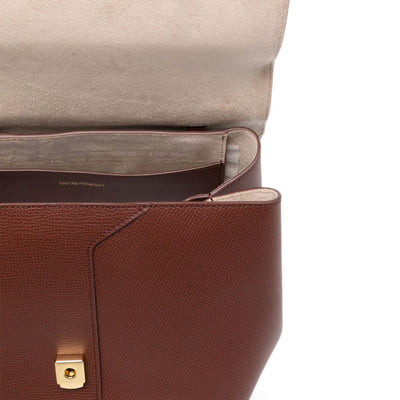 Emporio Armani Leather Foldover Bag