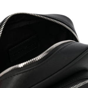 Emporio Armani Leather Top Zip Bag