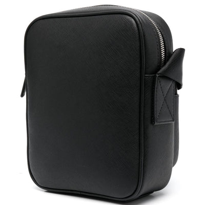 Emporio Armani Leather Top Zip Bag