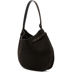 Emporio Armani Suede Leather Shoulder Bag