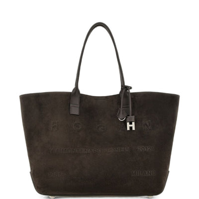 Hogan Address Medium Leather Tote
