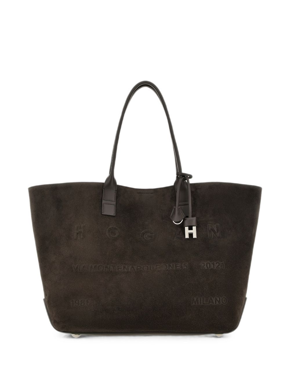 Hogan Address Medium Leather Tote