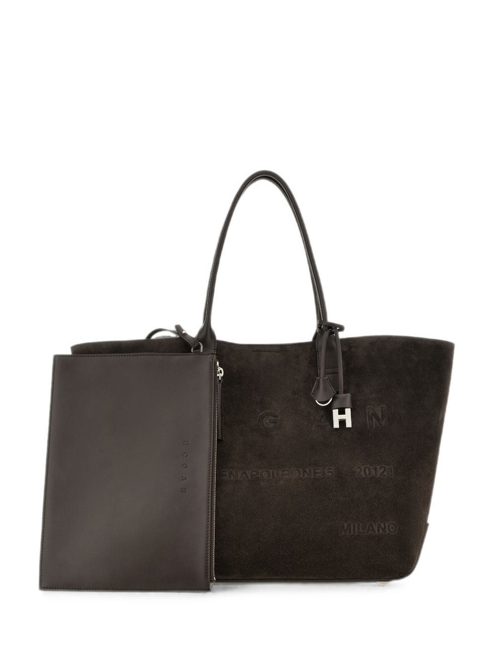 Hogan Address Medium Leather Tote