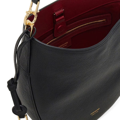 Ferragamo Medium Leather Hobo Bag
