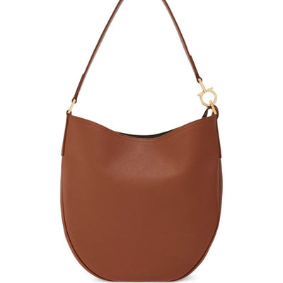 Ferragamo Medium Leather Hobo Bag