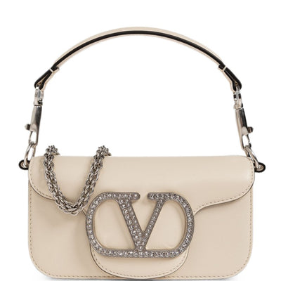 Valentino Garavani VLogo Crystal Embellished Bag
