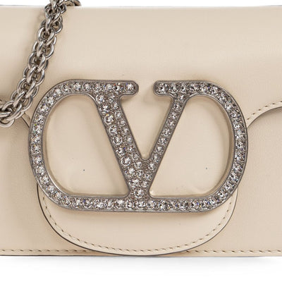 Valentino Garavani VLogo Crystal Embellished Bag