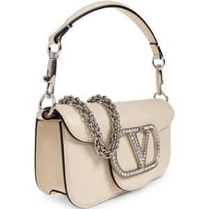 Valentino Garavani VLogo Crystal Embellished Bag