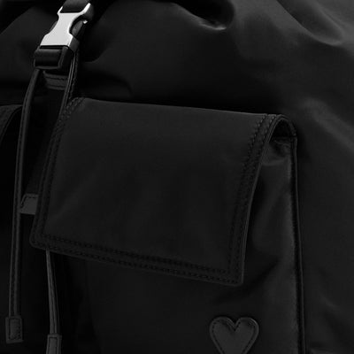 Ami Paris Marcel Small Nylon Backpack