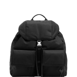 Ami Paris Marcel Small Nylon Backpack