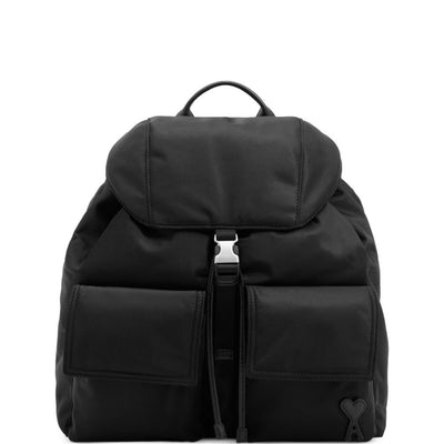 Ami Paris Marcel Small Nylon Backpack