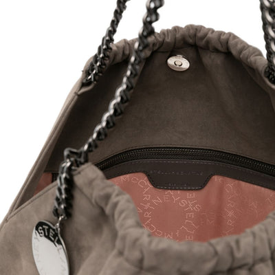 Stella McCartney Faux-Suede Ruched Bag