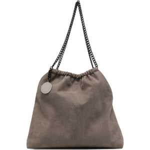 Stella McCartney Faux-Suede Ruched Bag