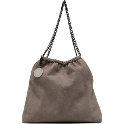 Stella McCartney Faux-Suede Ruched Bag