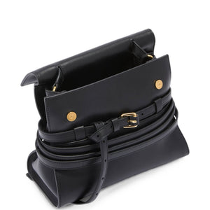 Moschino Buckle Strap Shoulder Bag