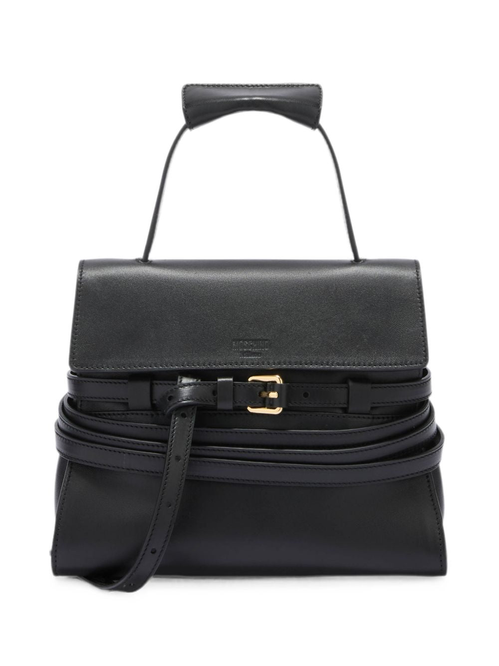 Moschino Buckle Strap Shoulder Bag