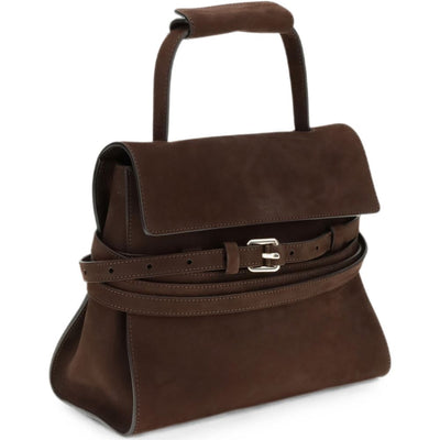 Moschino Tie Me Leather Handbag