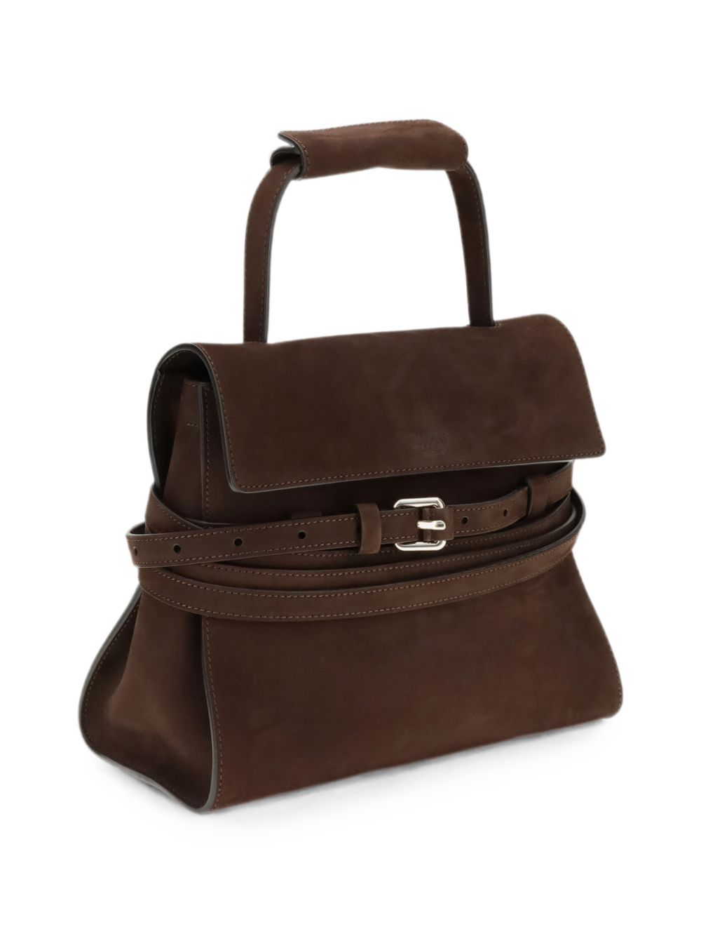 Moschino Tie Me Leather Handbag