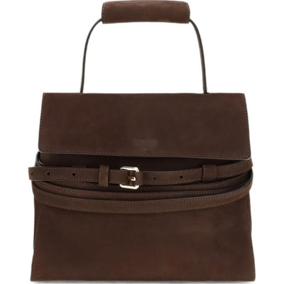 Moschino Tie Me Leather Handbag