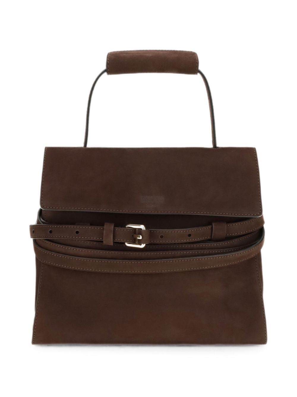 Moschino Tie Me Leather Handbag