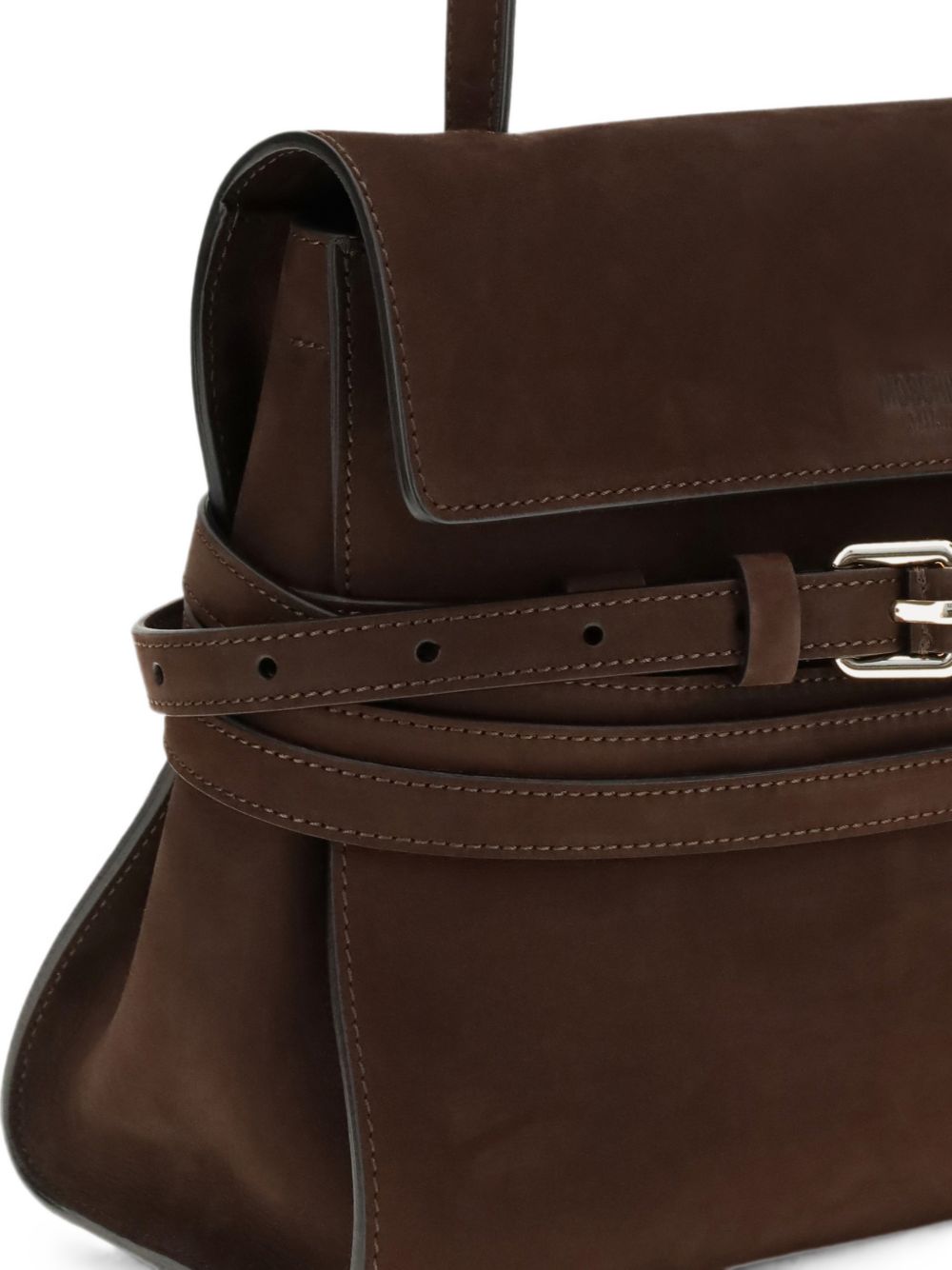 Moschino Tie Me Leather Handbag