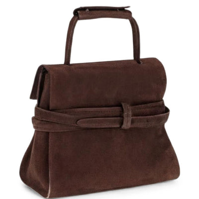 Moschino Tie Me Leather Handbag