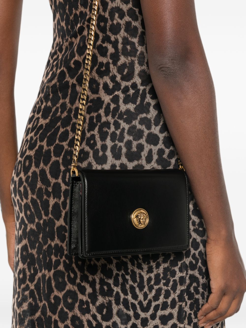 Versace Leather Shoulder Bag