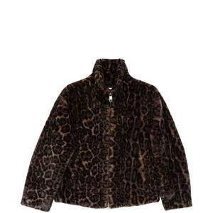 Apparis Leopard Faux-Fur Coat