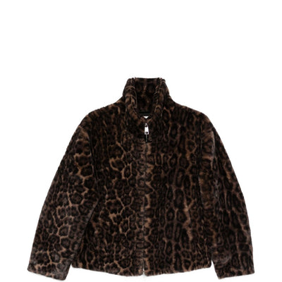 Apparis Leopard Faux-Fur Coat