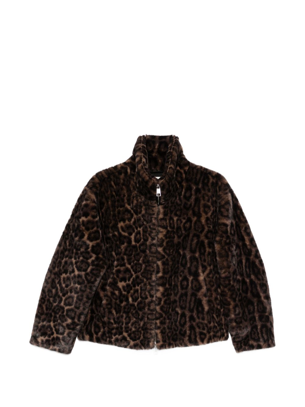 Apparis Leopard Faux-Fur Coat